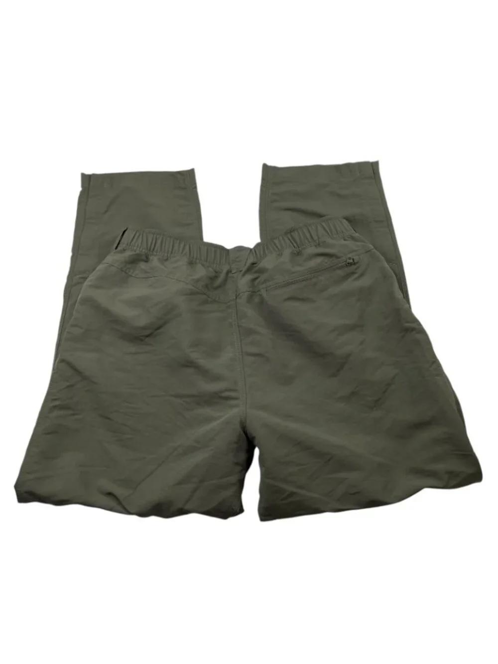 The North Face Men's 100% Nylon Belted Convertible Shorts/Pants Green • 2XL